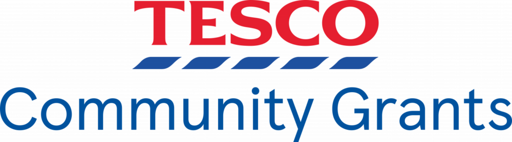 Image of the Tesco Community Grant blue and red Logo